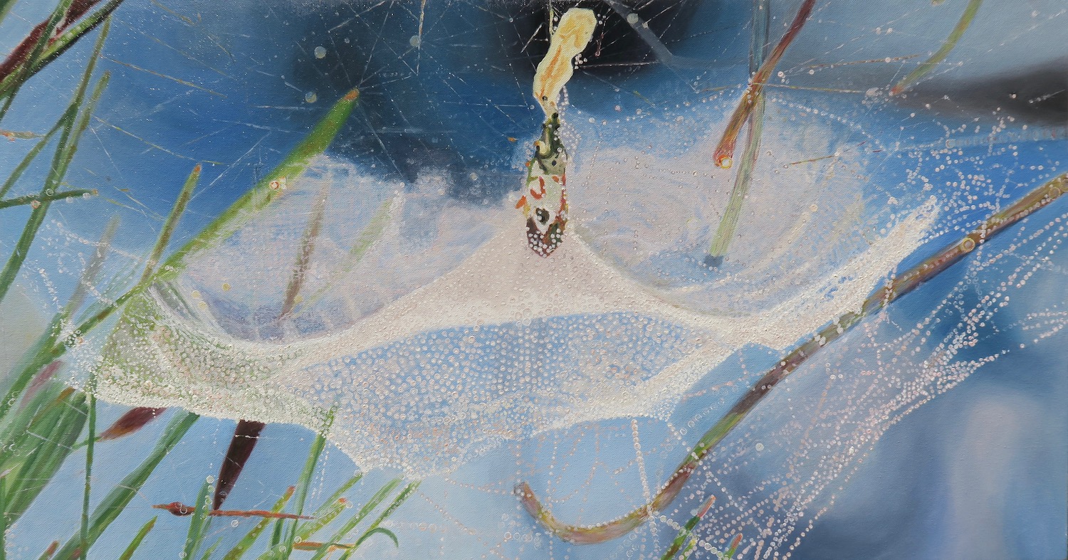 Painting of Spiderweb 2 by Niko Dujmovic