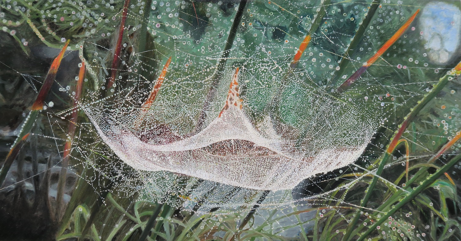 Painting of Spiderweb by Niko Dujmovic